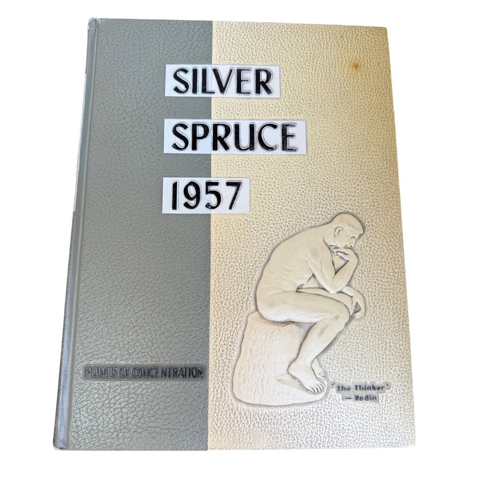 1957 Silver Spruce Yearbook Colorado State University CSU Vintage Annual
